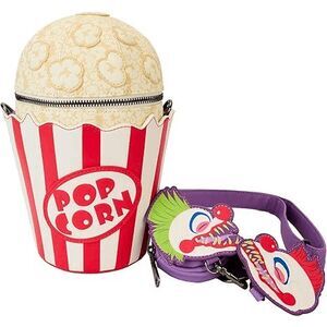 NWT Loungefly Killer Klowns Popcorn Klowns Crossbody Bag